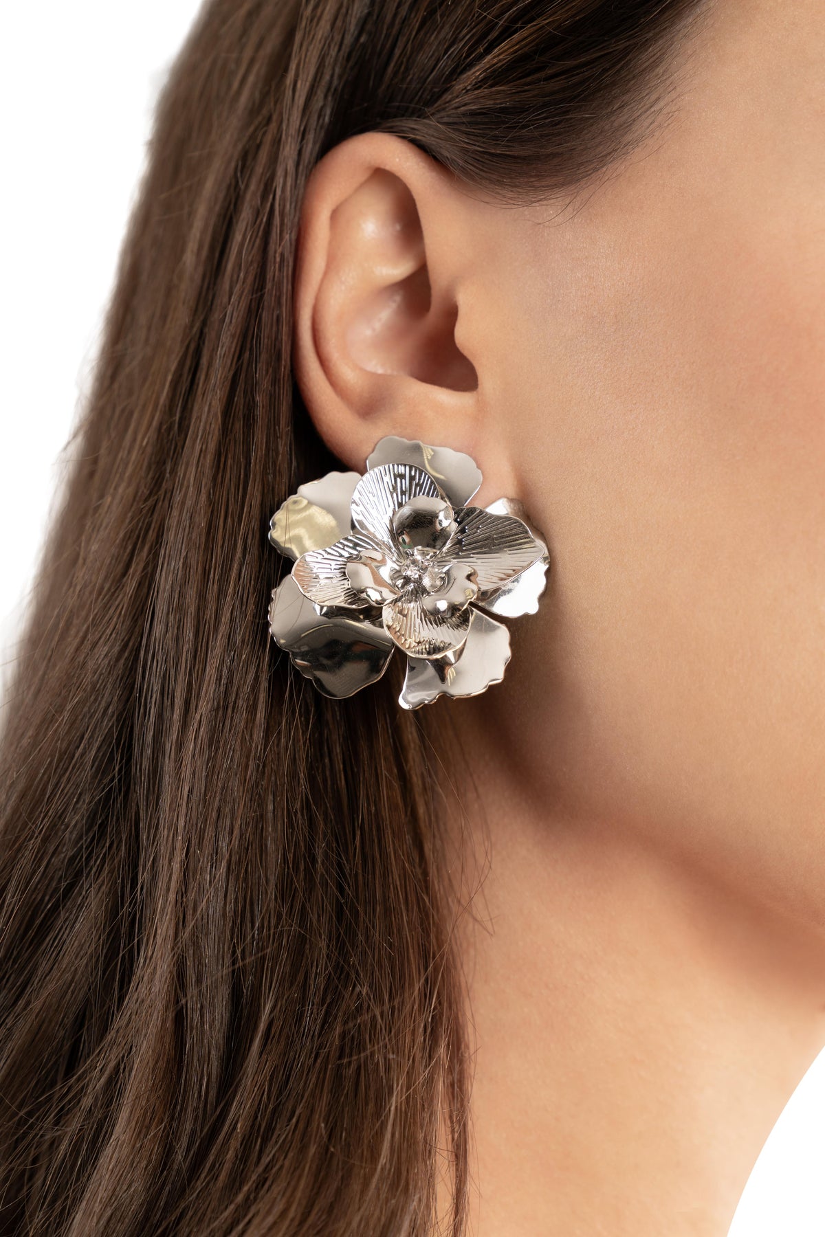 Floral Crystal Earrings