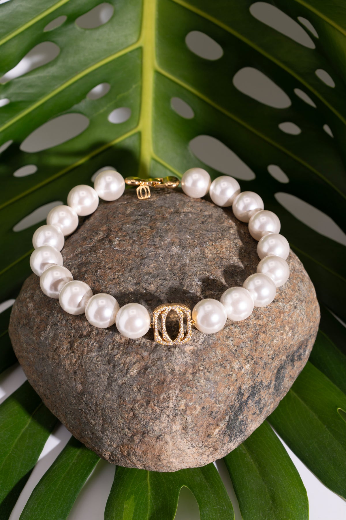Signature Logo Pearl Necklace