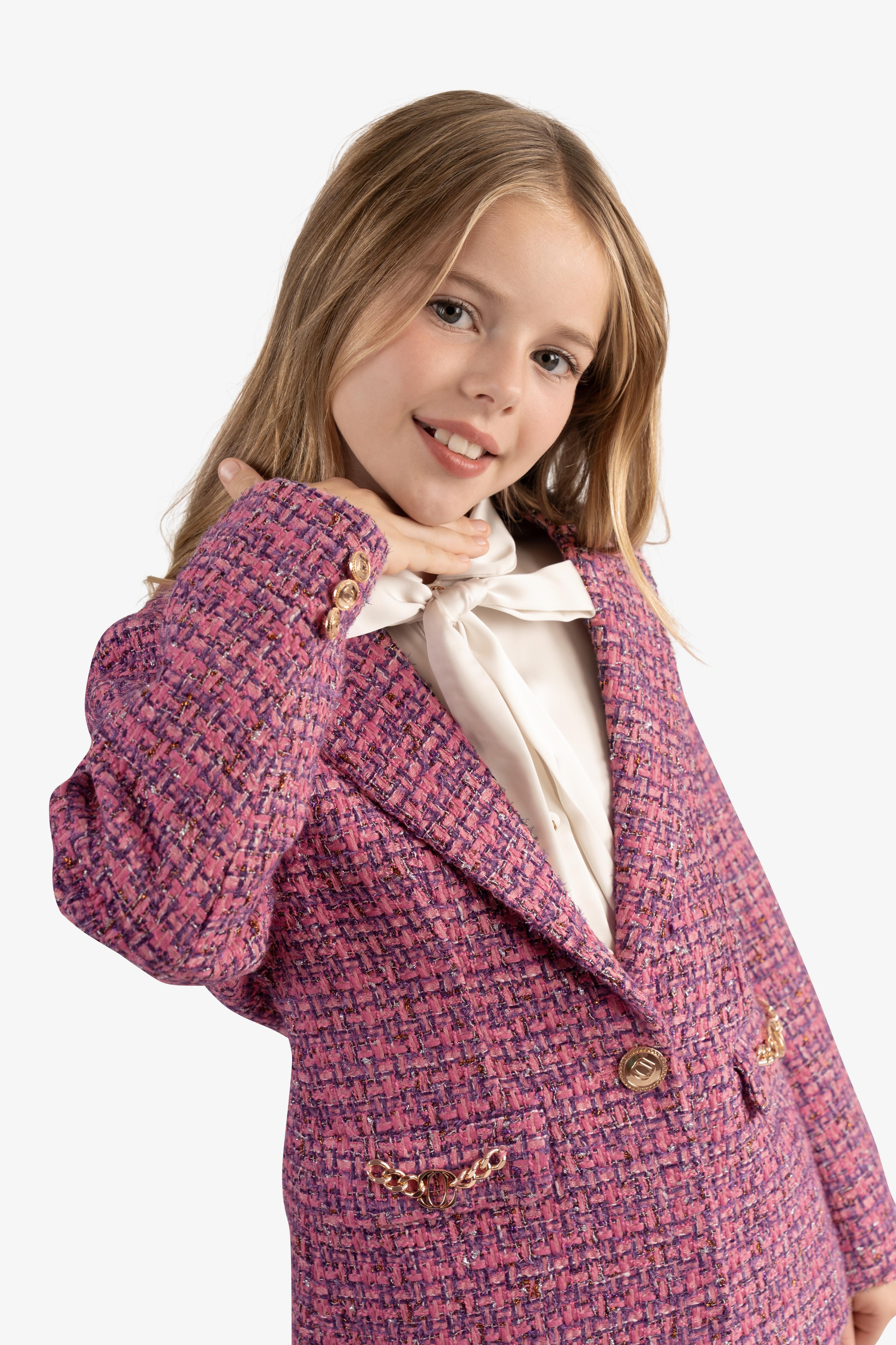 Sequin-Embroidered Bouclé jacket