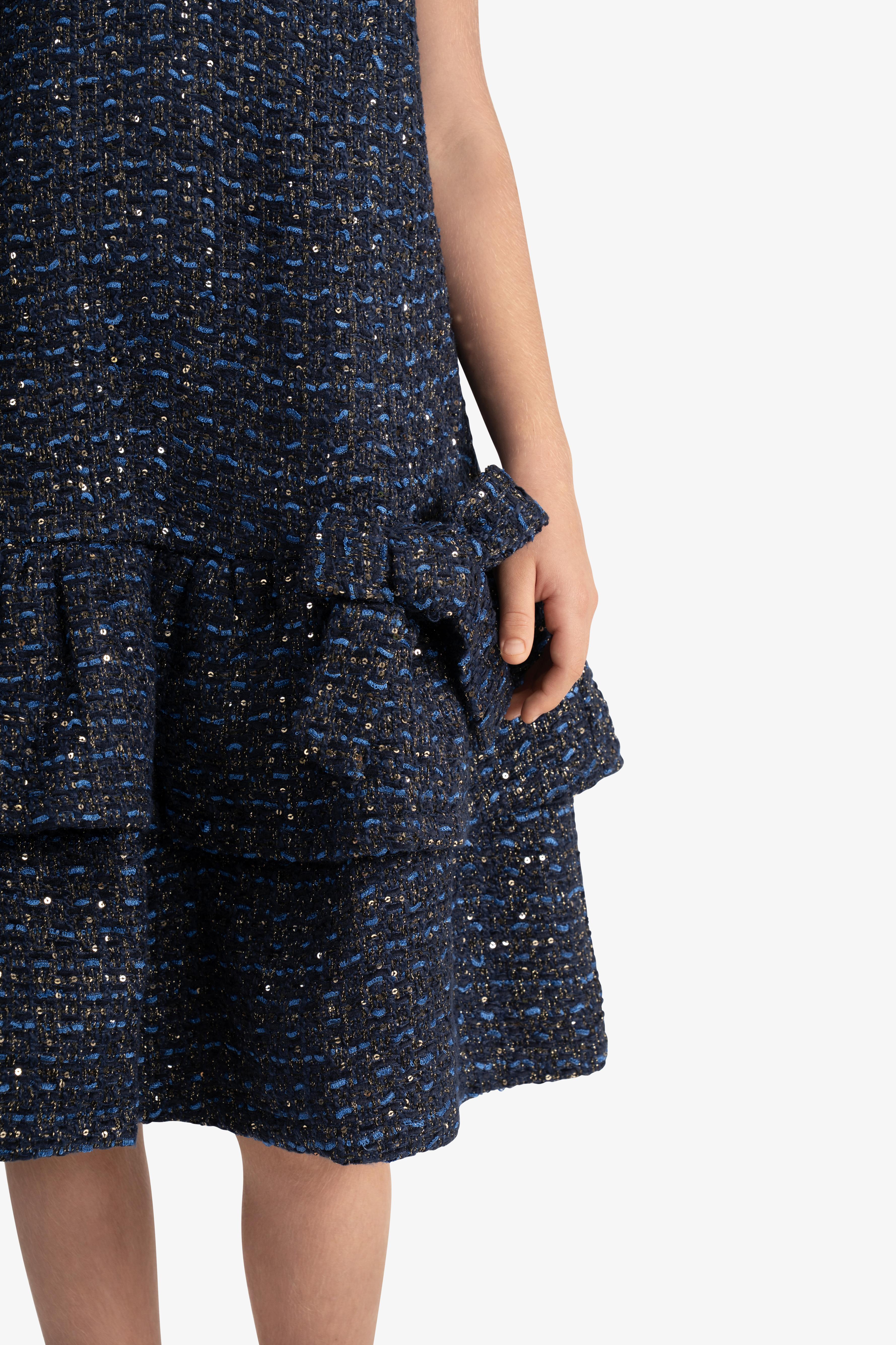 Sleeveless Bouclé dress