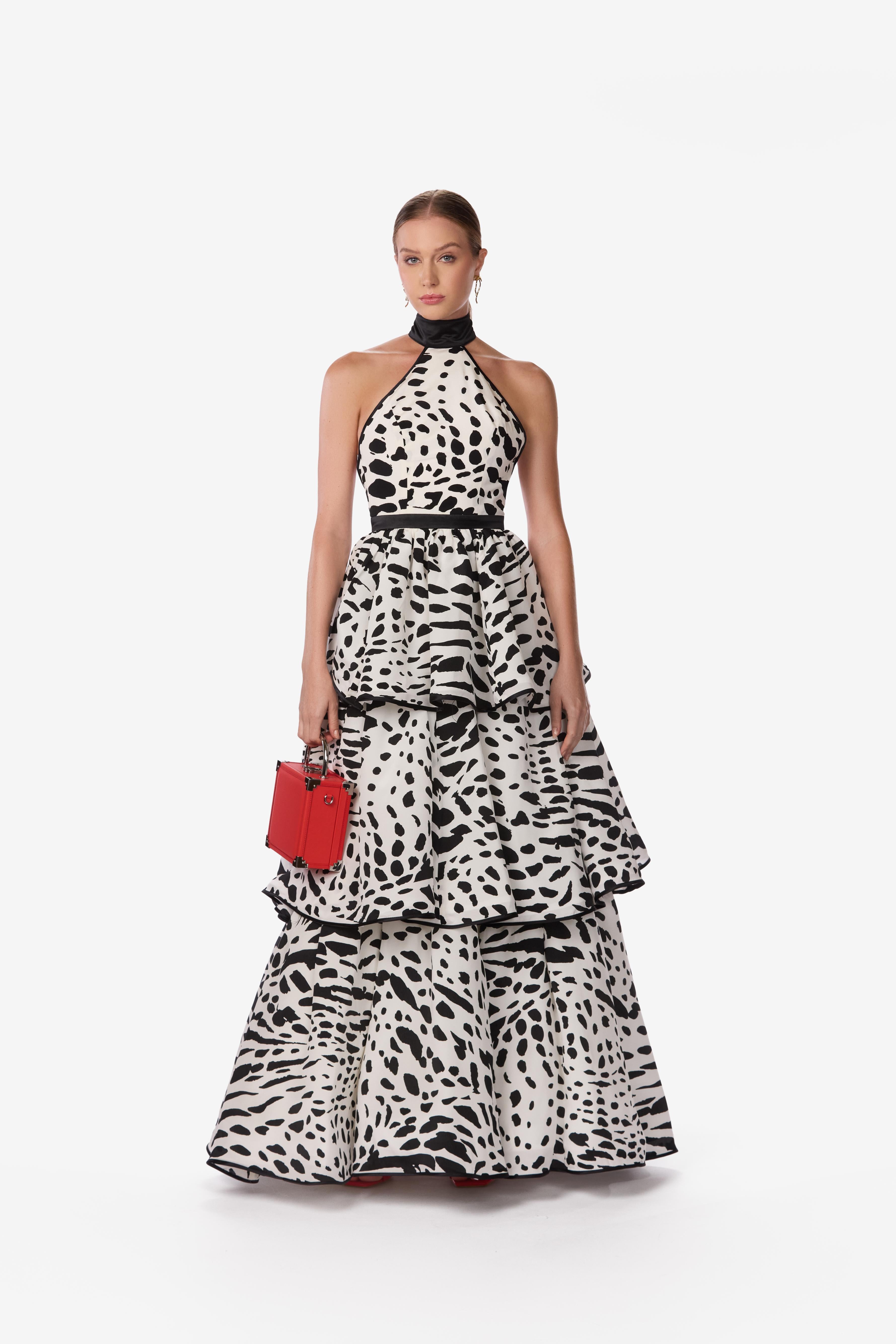 MILLY_PARK-Silk_Crepe_de _Chine_Zebra_Halter_Gown_front3