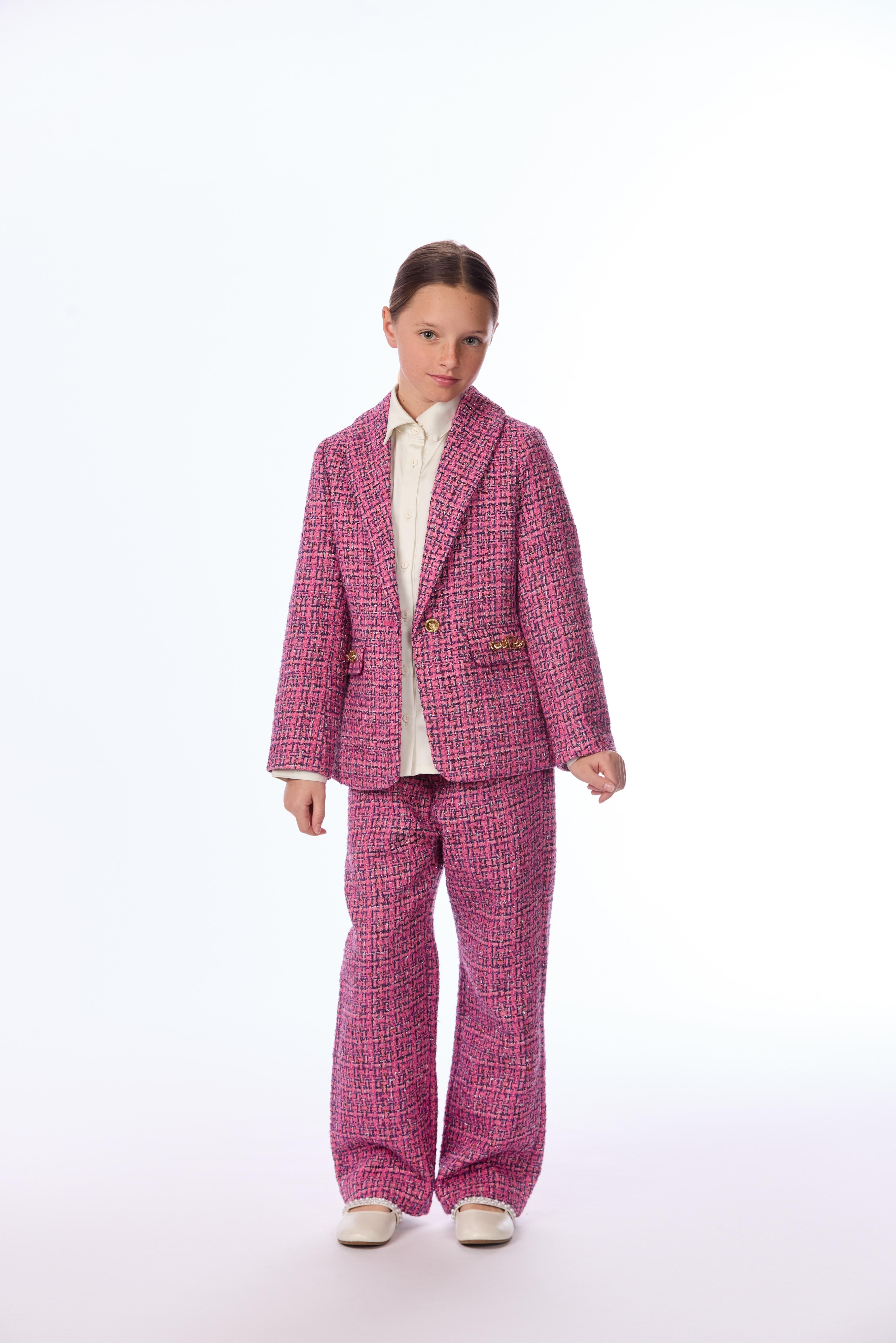 Sequin-Embroidered Bouclé jacket