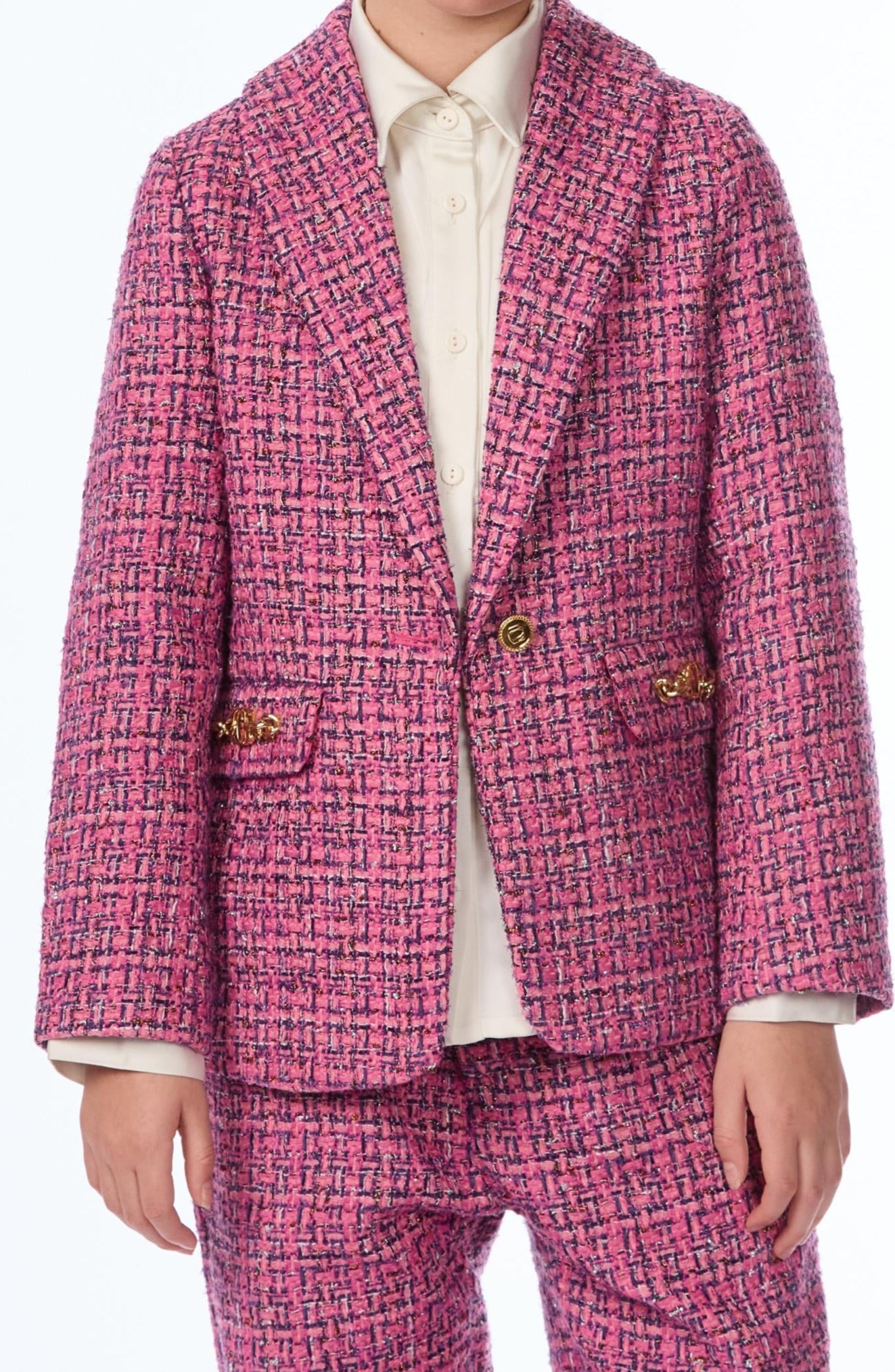 Sequin-Embroidered Bouclé jacket