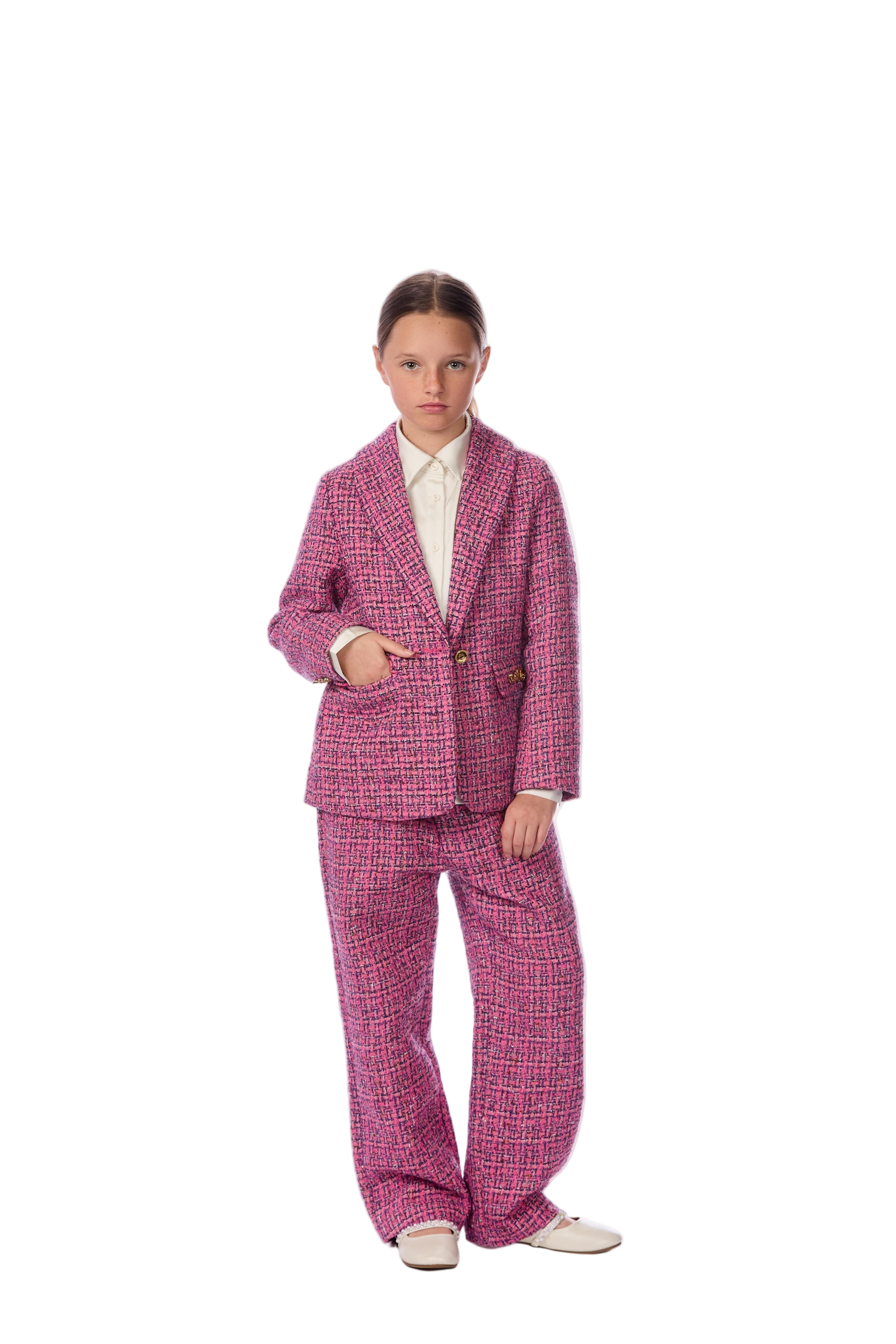 Sequin-Embroidered Bouclé jacket