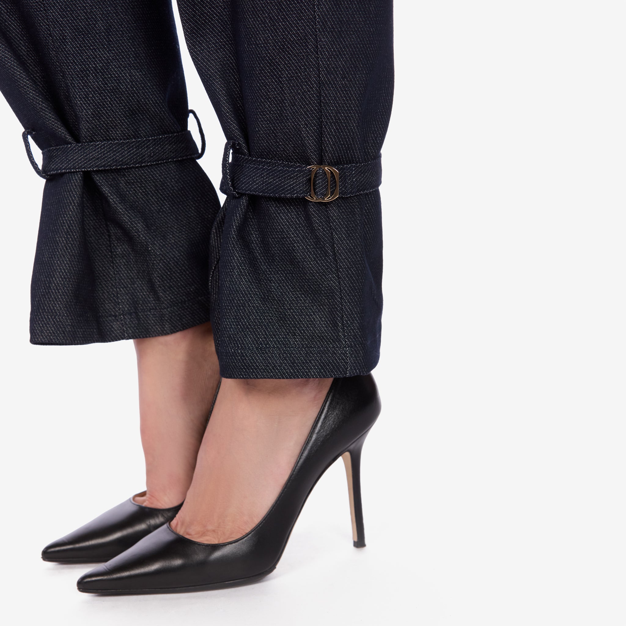 Tailored Denim Cargo Pants