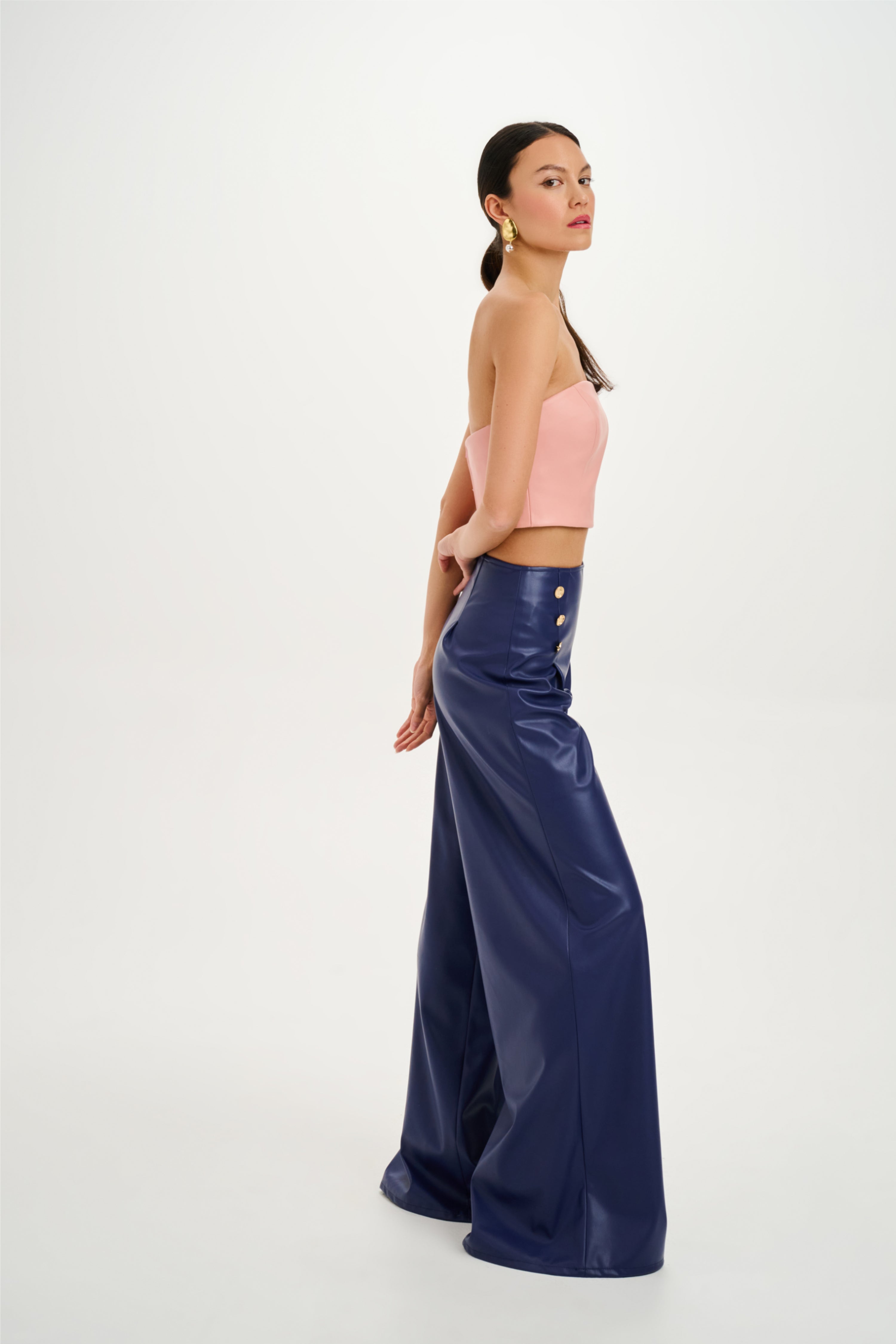 Vegan Leather Bustier