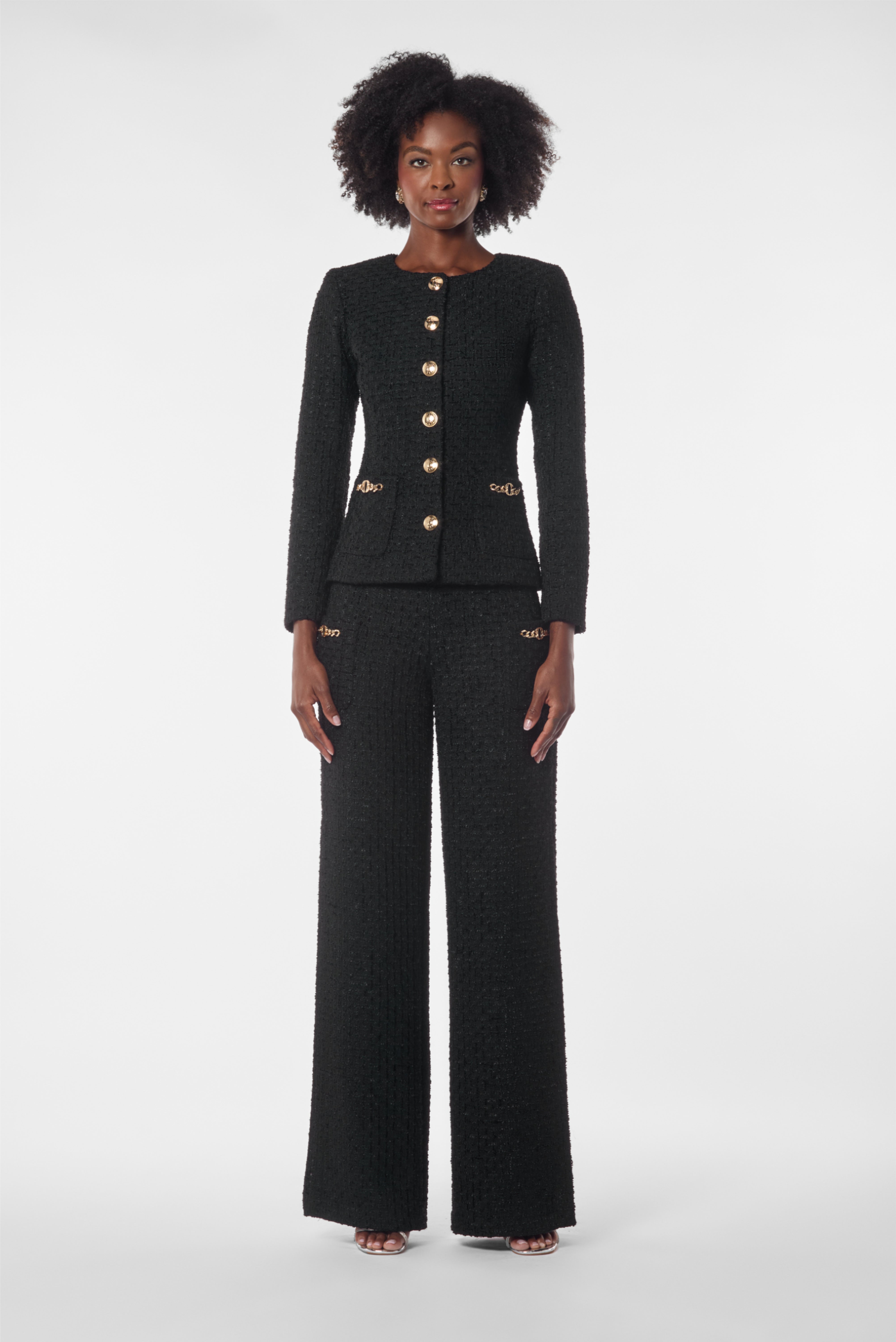 Boucle Fitted Boxy Jacket