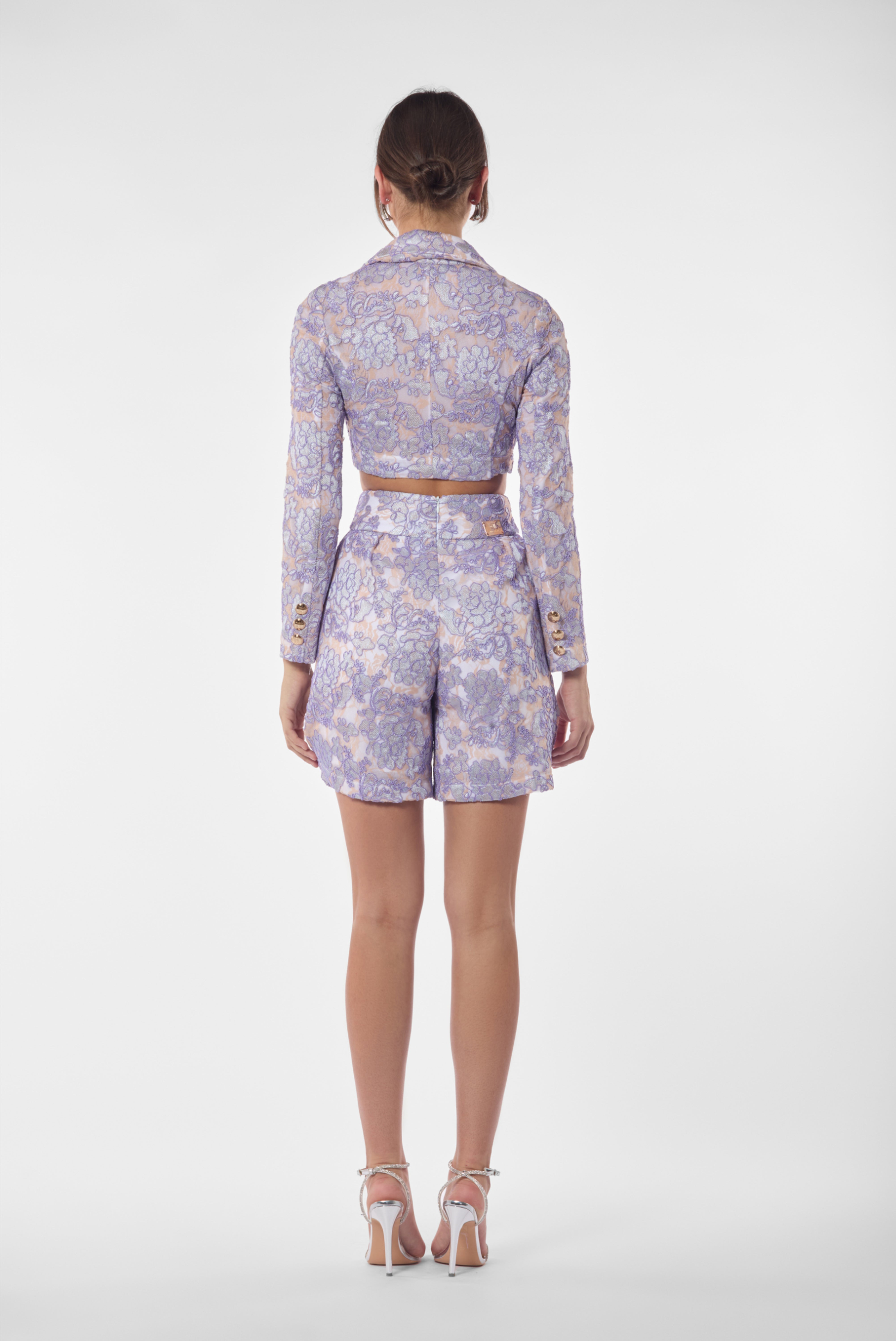 Floral Lace Culotte Shorts