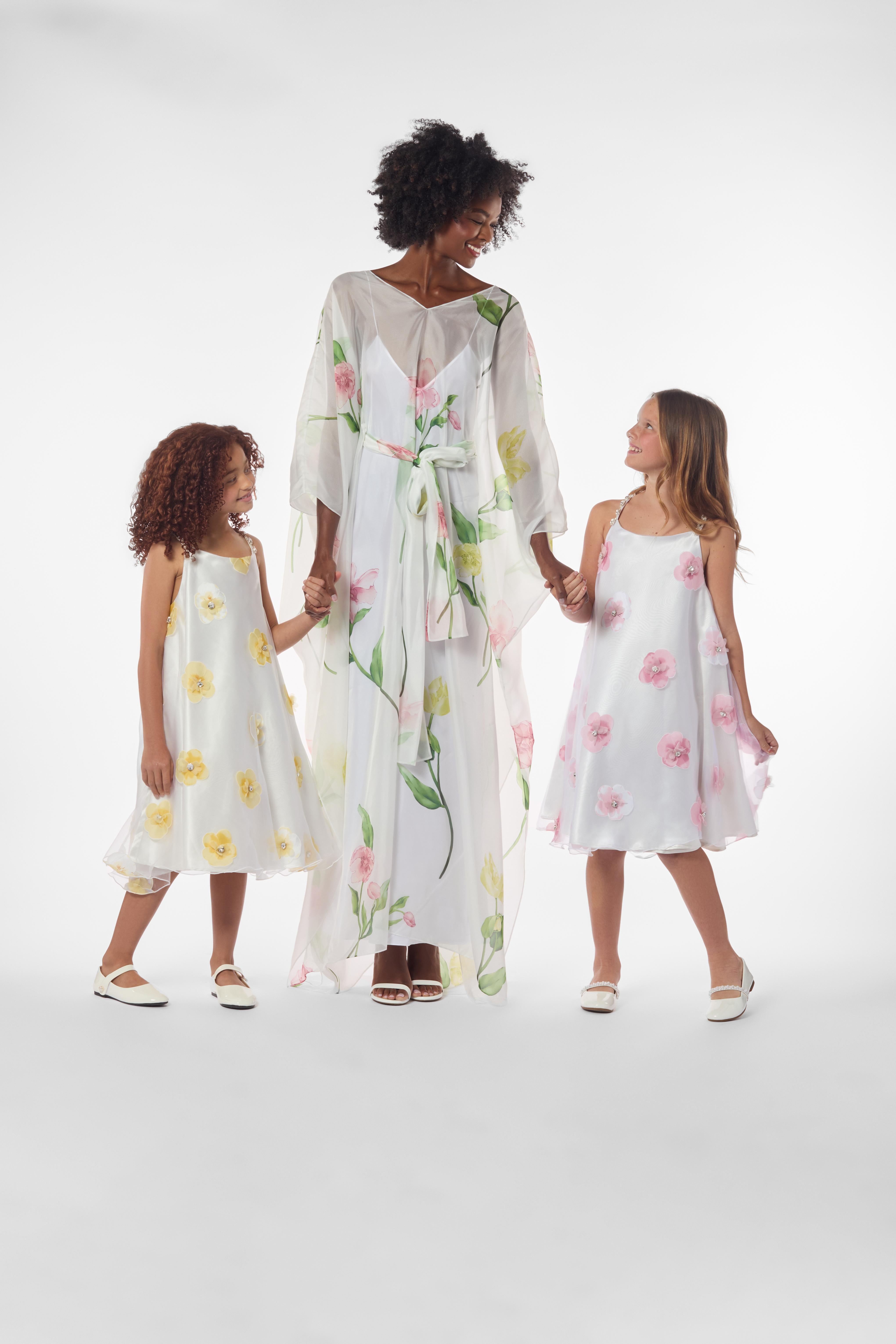 Maxi Floral Caftan Dress