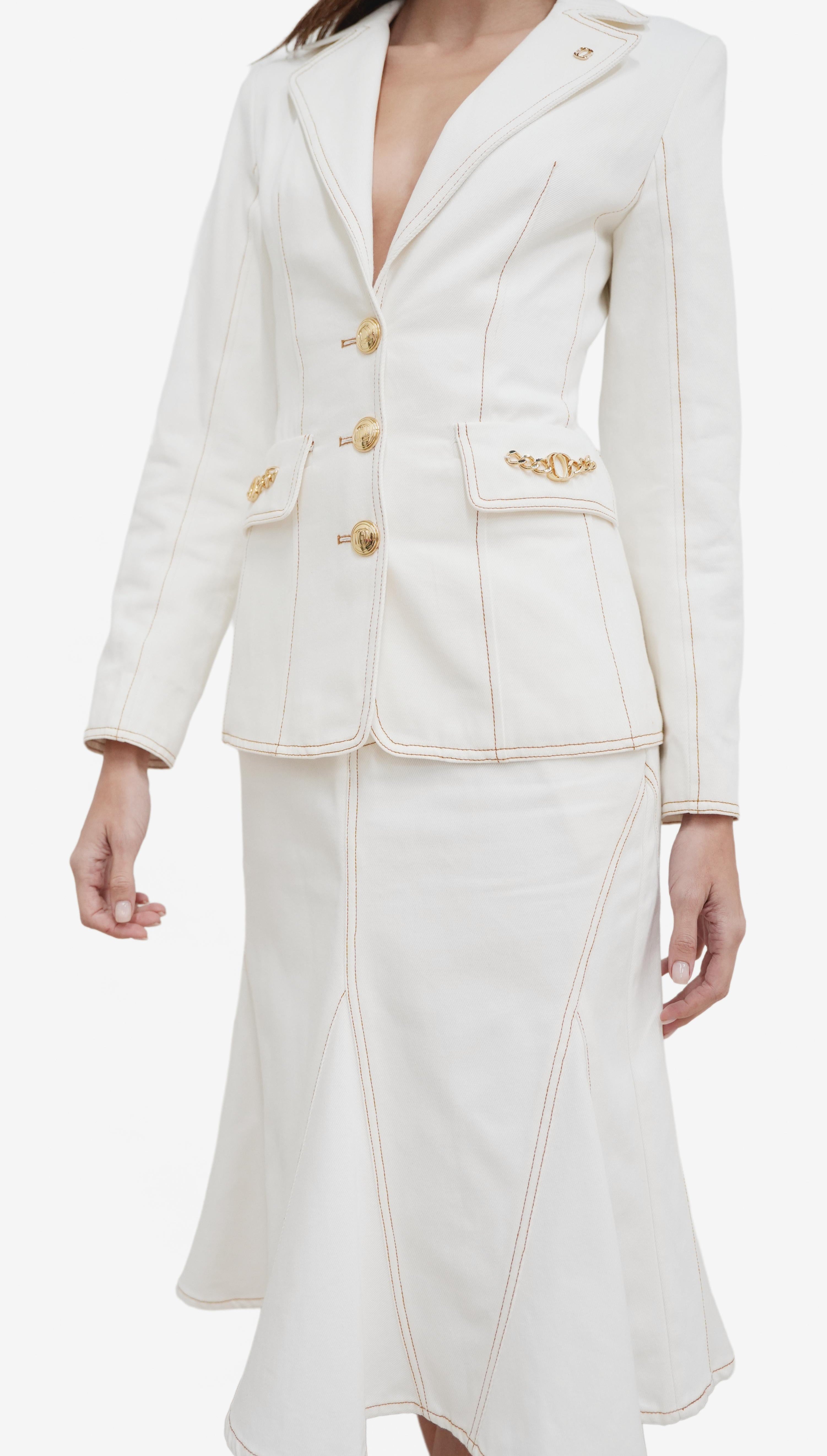 Tailored Denim Blazer