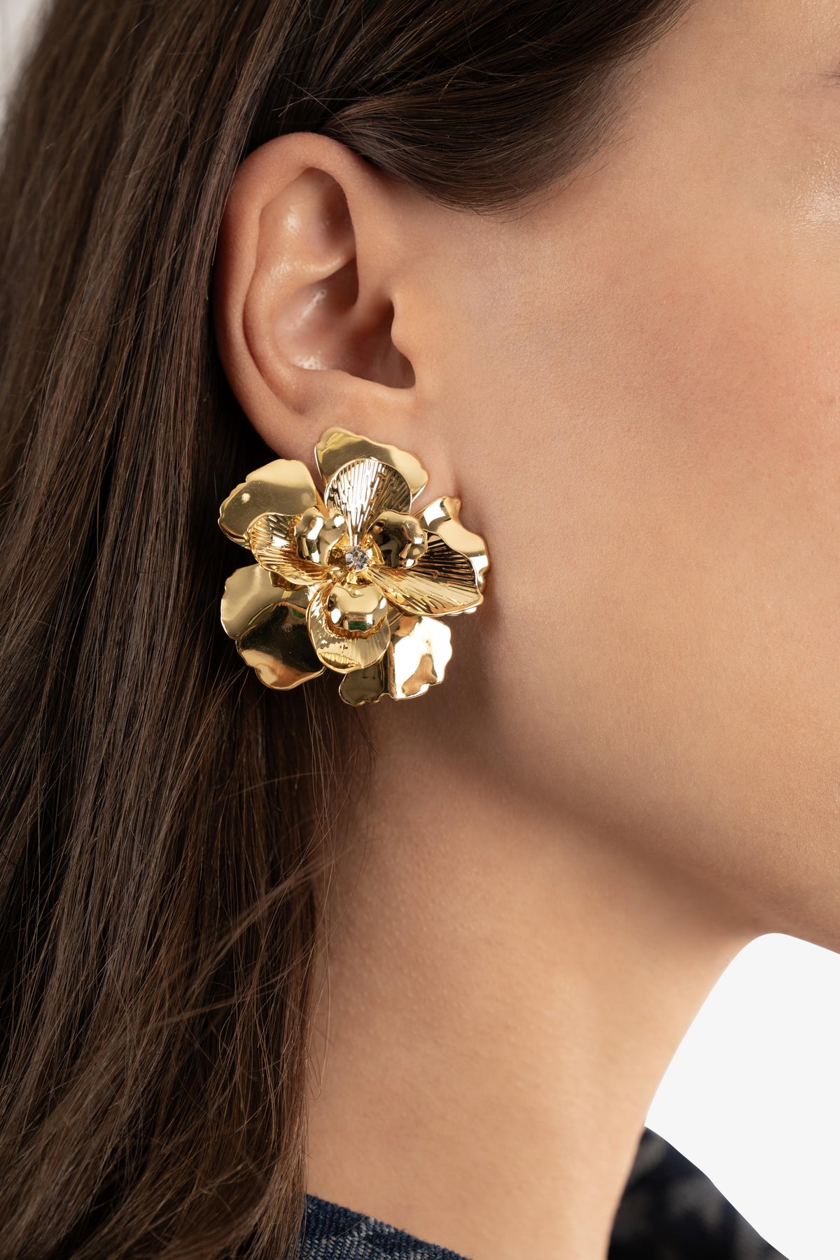 Floral Crystal Earrings