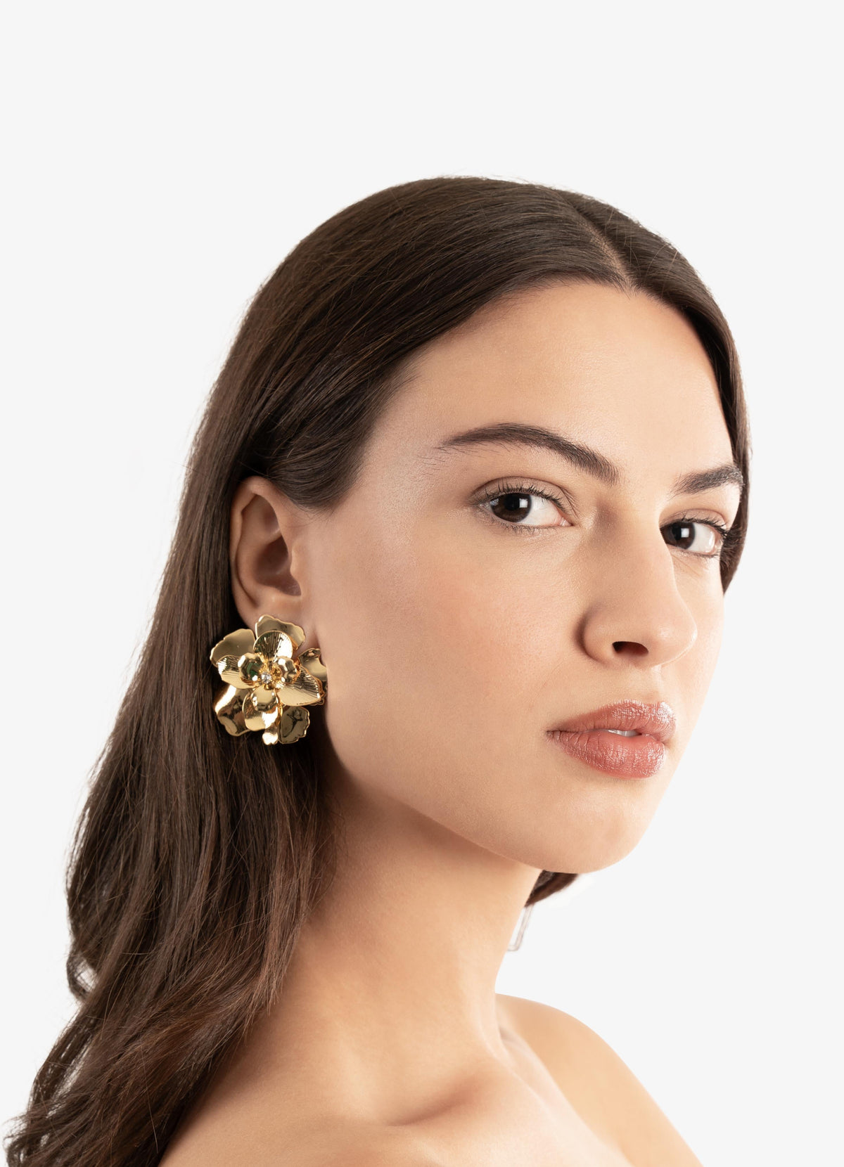 Floral Crystal Earrings