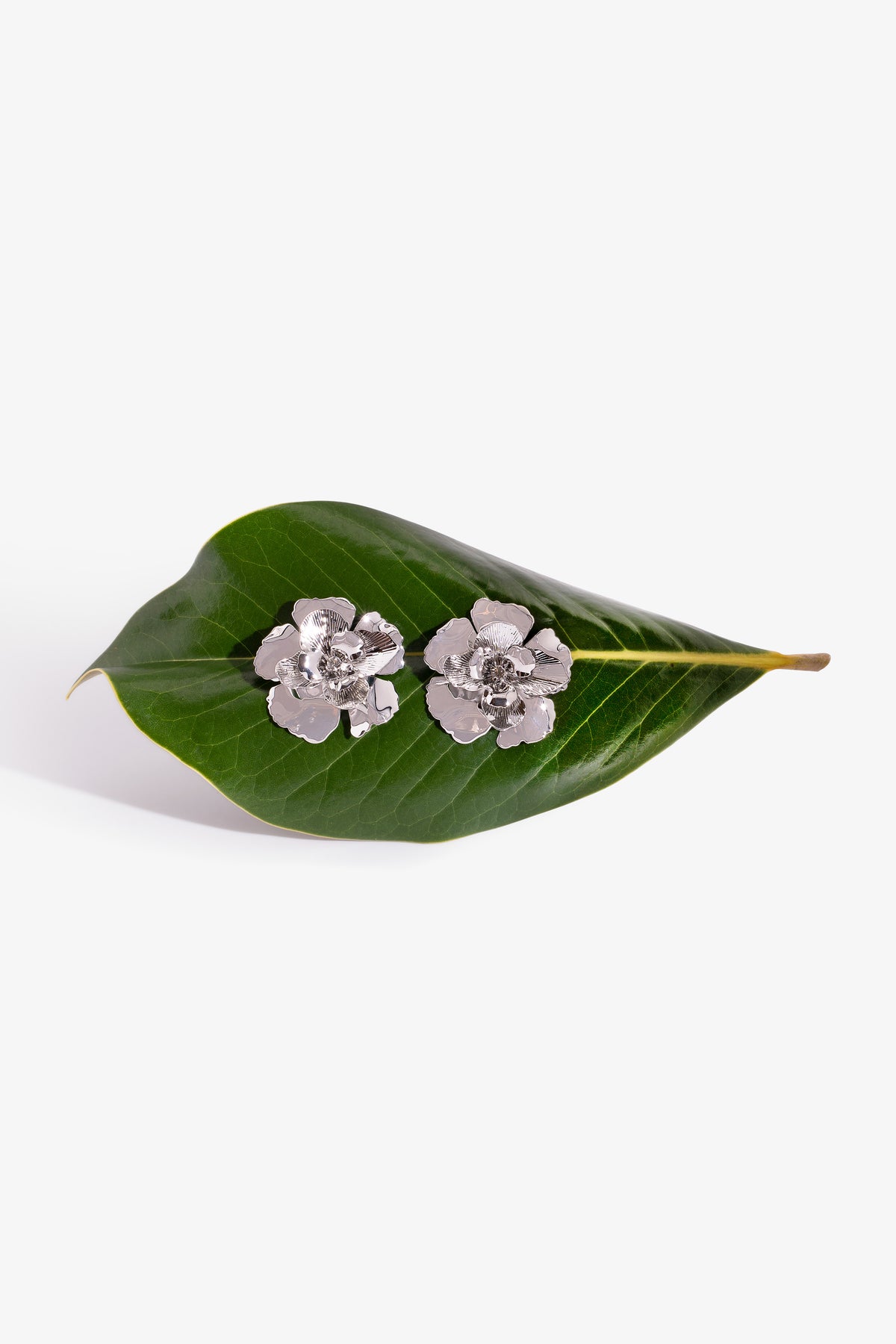 Floral Crystal Earrings