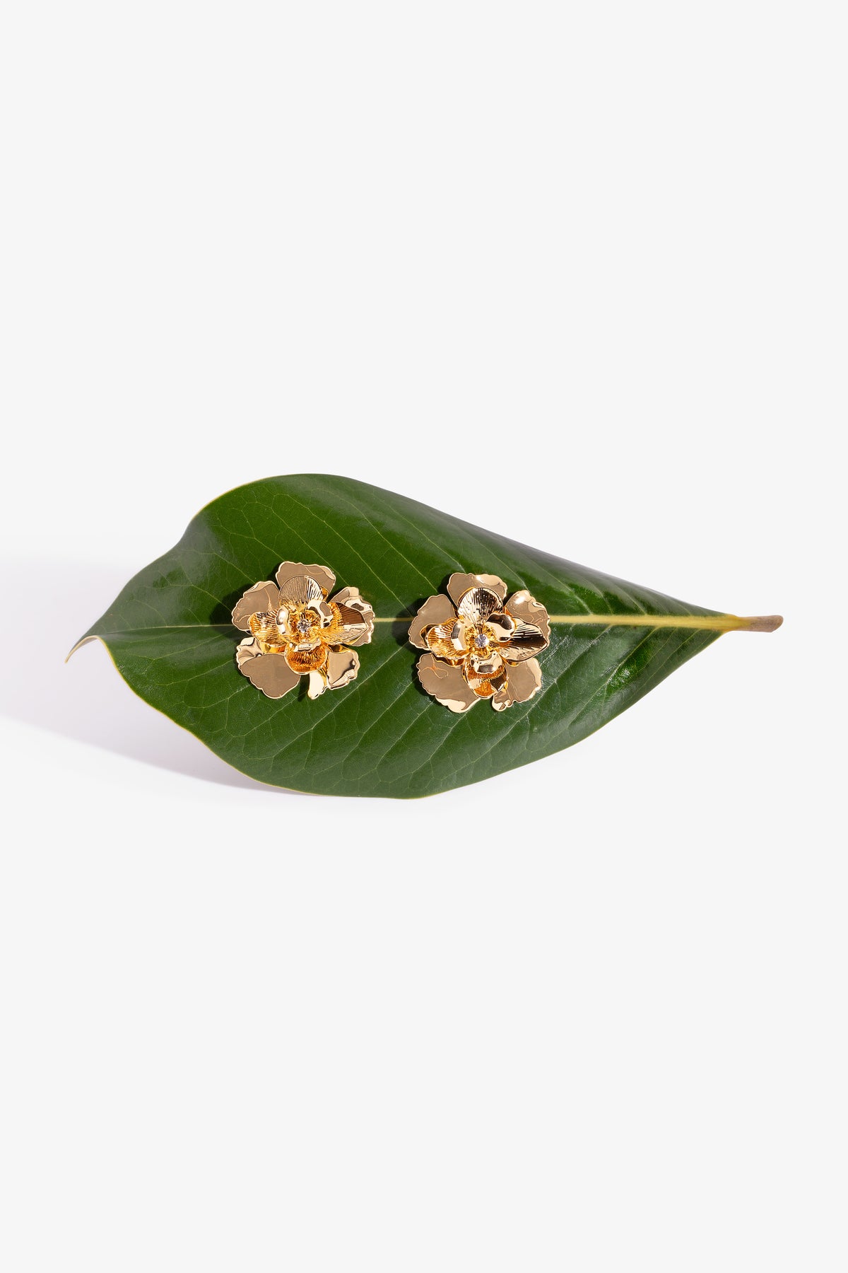 Floral Crystal Earrings