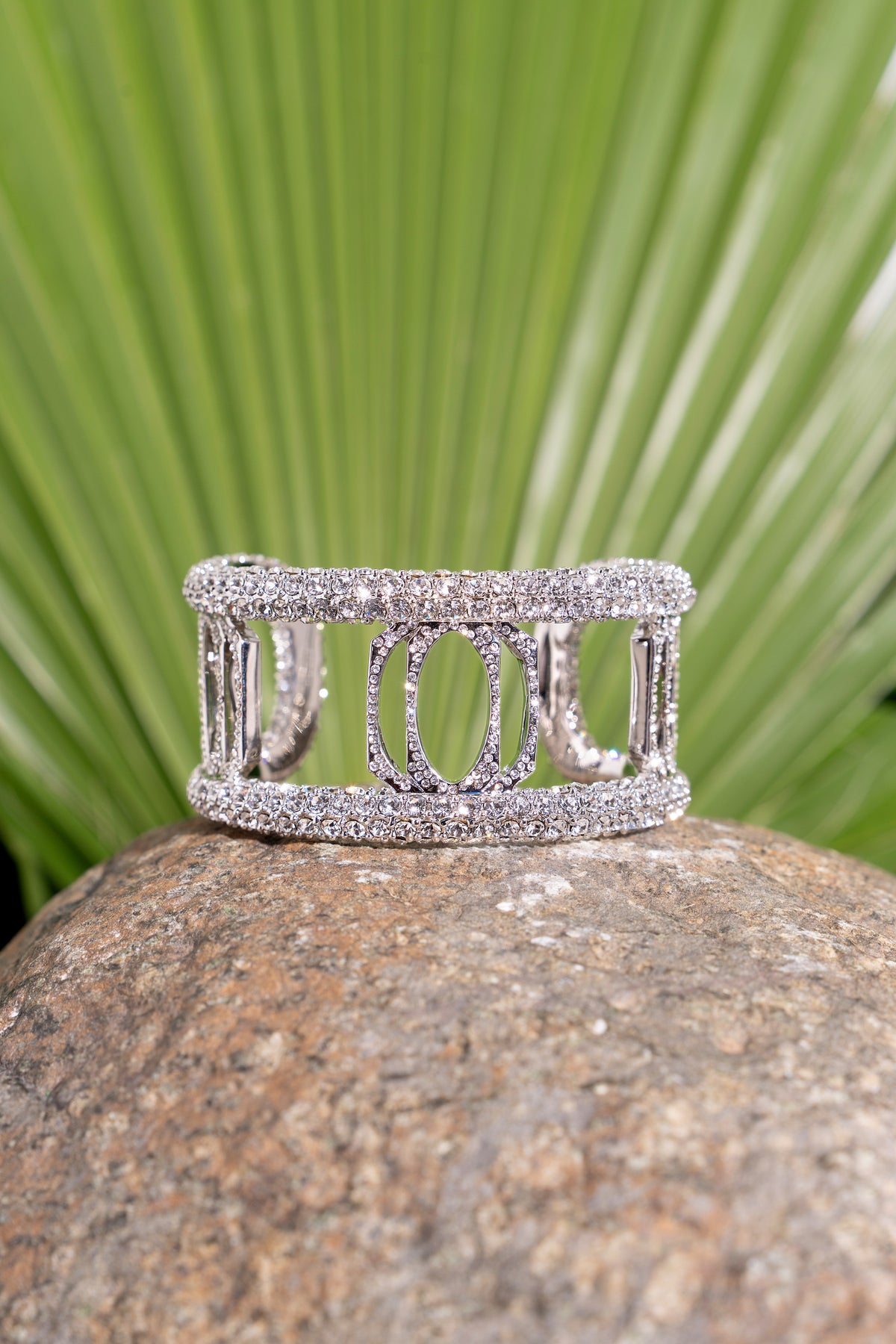 Crystal Signature Logo Cuff