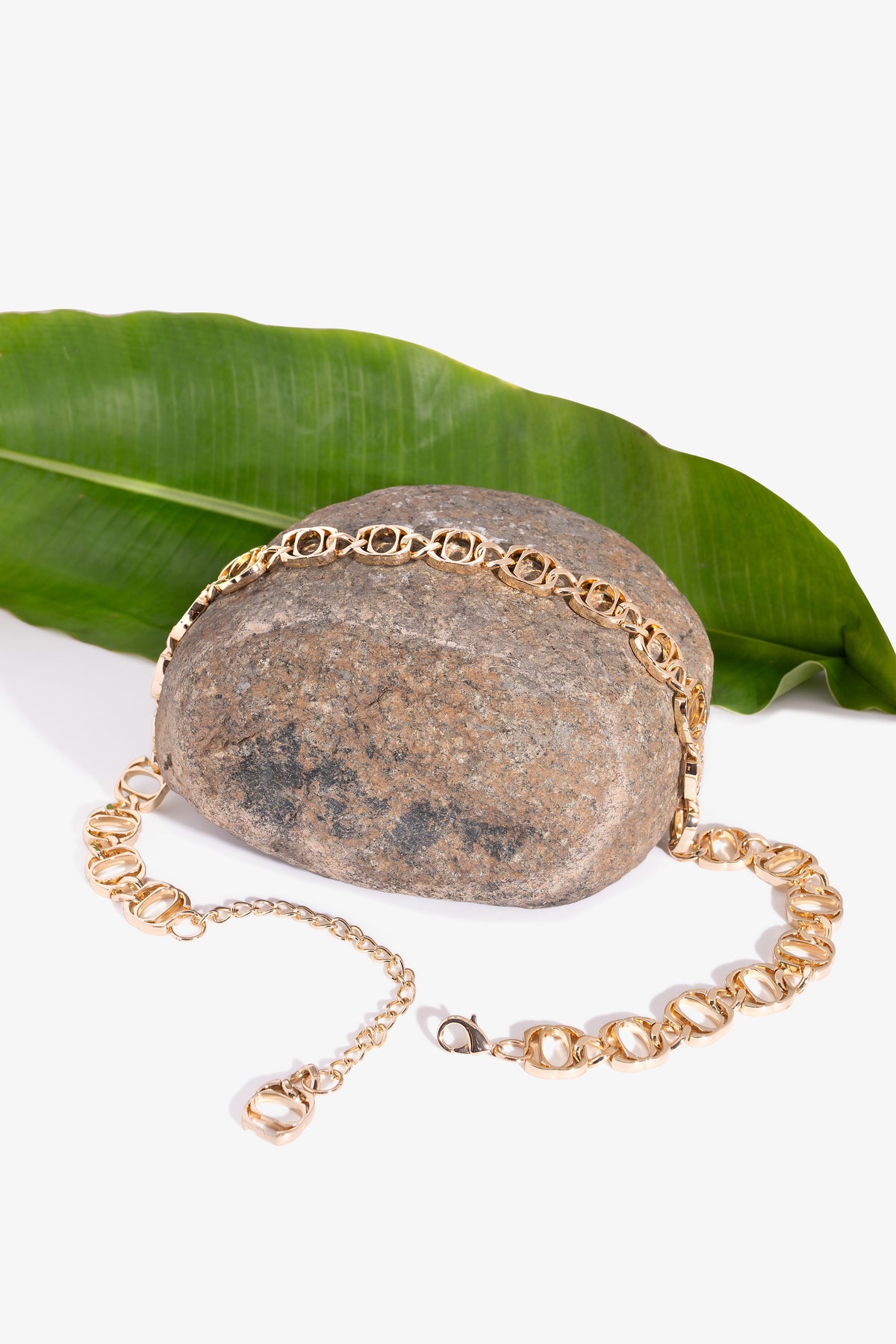 Signature Small logo chain belt