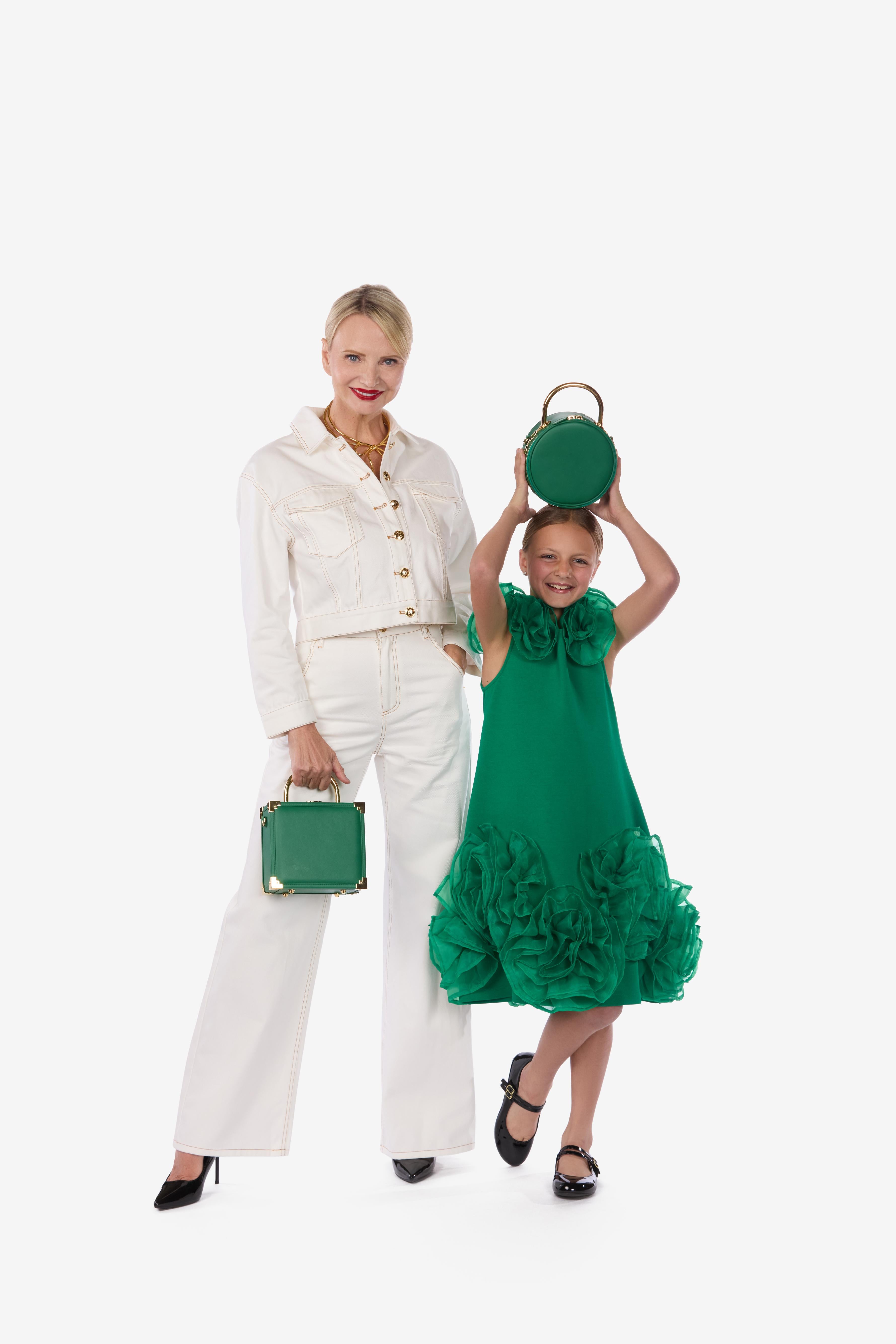 Organza ruffled flower dress