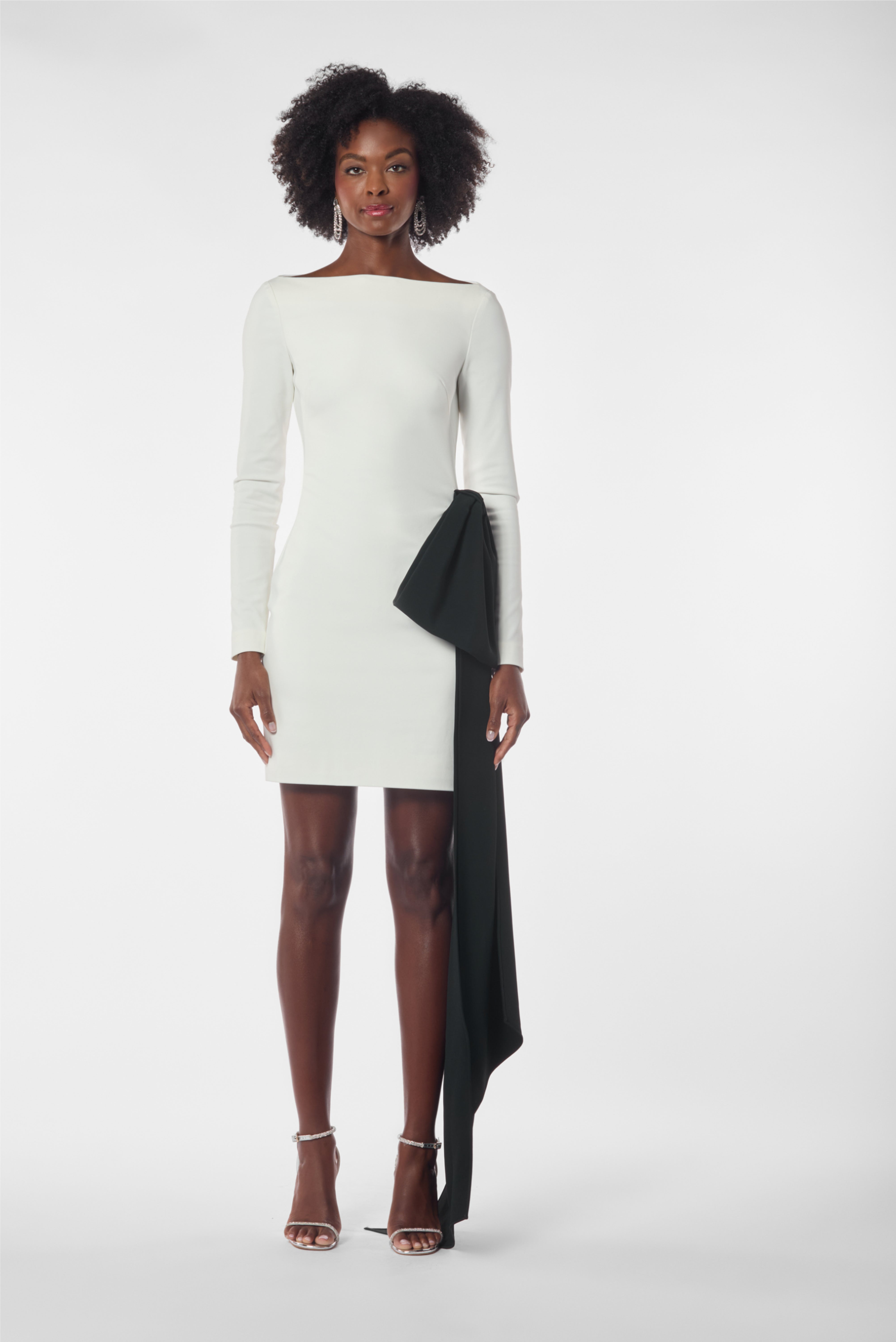 oversized bow mini dress WHITE BIG BOW MINI DRESS MARQUES ' ALMEIDA